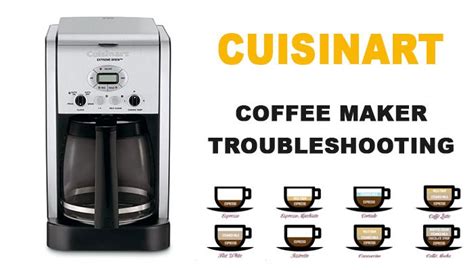 cuisinart coffee maker turns on but will not brew|Cuisinart Coffee Maker Troubleshooting And How To Fix It